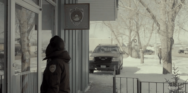 Fargo Season 3 - Carrie Coon station door gif