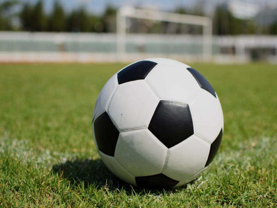 soccer ball on field