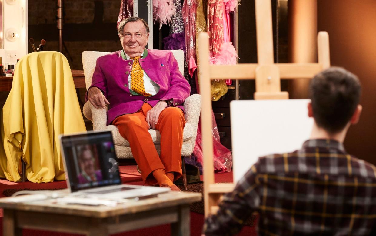 Barry Humphries was in the hot seat for this high-class finale - Matt Frost