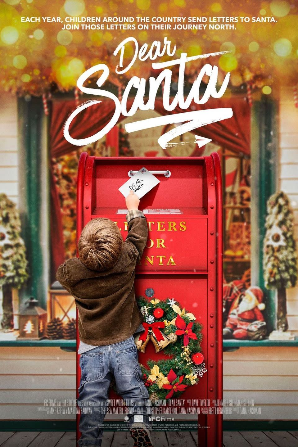 <p>This documentary highlights the US Postal Service's "Dear Santa" program, which allows people to adopt letters that kids have written to Santa and make children's dreams come true. Who knows, you might even be inspired to play Santa for someone in your community. (Note: This is probably not one to watch with your little ones who believe in Santa, but would be a great choice for older kids and teens). </p><p><a class="link " href="https://go.redirectingat.com?id=74968X1596630&url=https%3A%2F%2Fwww.hulu.com%2Fmovie%2Fdear-santa-3d5e6f8e-ac91-4708-bba8-23635414a2b1&sref=https%3A%2F%2Fwww.womansday.com%2Flife%2Fentertainment%2Fg24227776%2Fbest-christmas-movies-for-kids%2F" rel="nofollow noopener" target="_blank" data-ylk="slk:Shop Now">Shop Now</a></p>