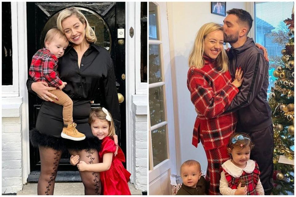 Mrs Parker is devastated that her late husband is not experiencing their two children growing up (Instagram)