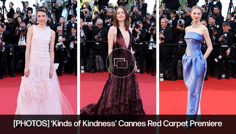 kinds of kindness cannes film festival 2024 red carpet celebrity fashion looks