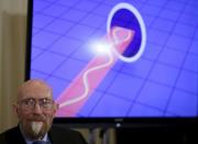 Dr. Kip Thorne of Caltech listens during a news conference to discuss the detection of gravitational waves, ripples in space and time hypothesized by physicist Albert Einstein a century ago, in Washington February 11, 2016. REUTERS/Gary Cameron