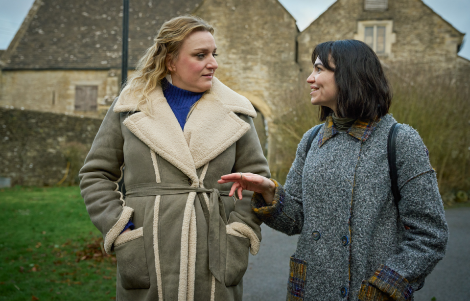 Daisy May Cooper and Selin Hizli as kindred spirits in ‘Am I Being Unreasonable?’ (BBC)