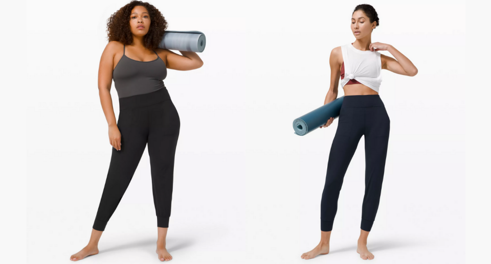 Lululemon's new Align Joggers are your new wear-everywhere style. Images via Lululemon.