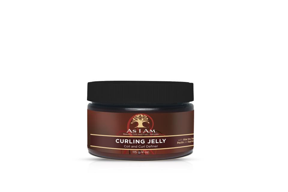 <strong><a href="https://asiamnaturally.com/products/curling-jelly?variant=30121028190244" target="_blank" rel="noopener noreferrer">As I Am Curling Jelly, $7.50</a></strong>