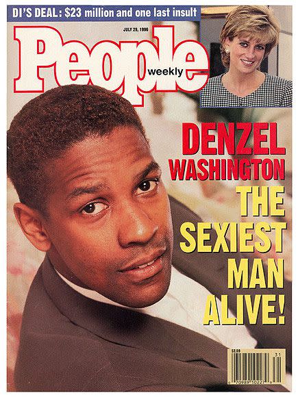 Denzel Washington as Sexiest Man Alive