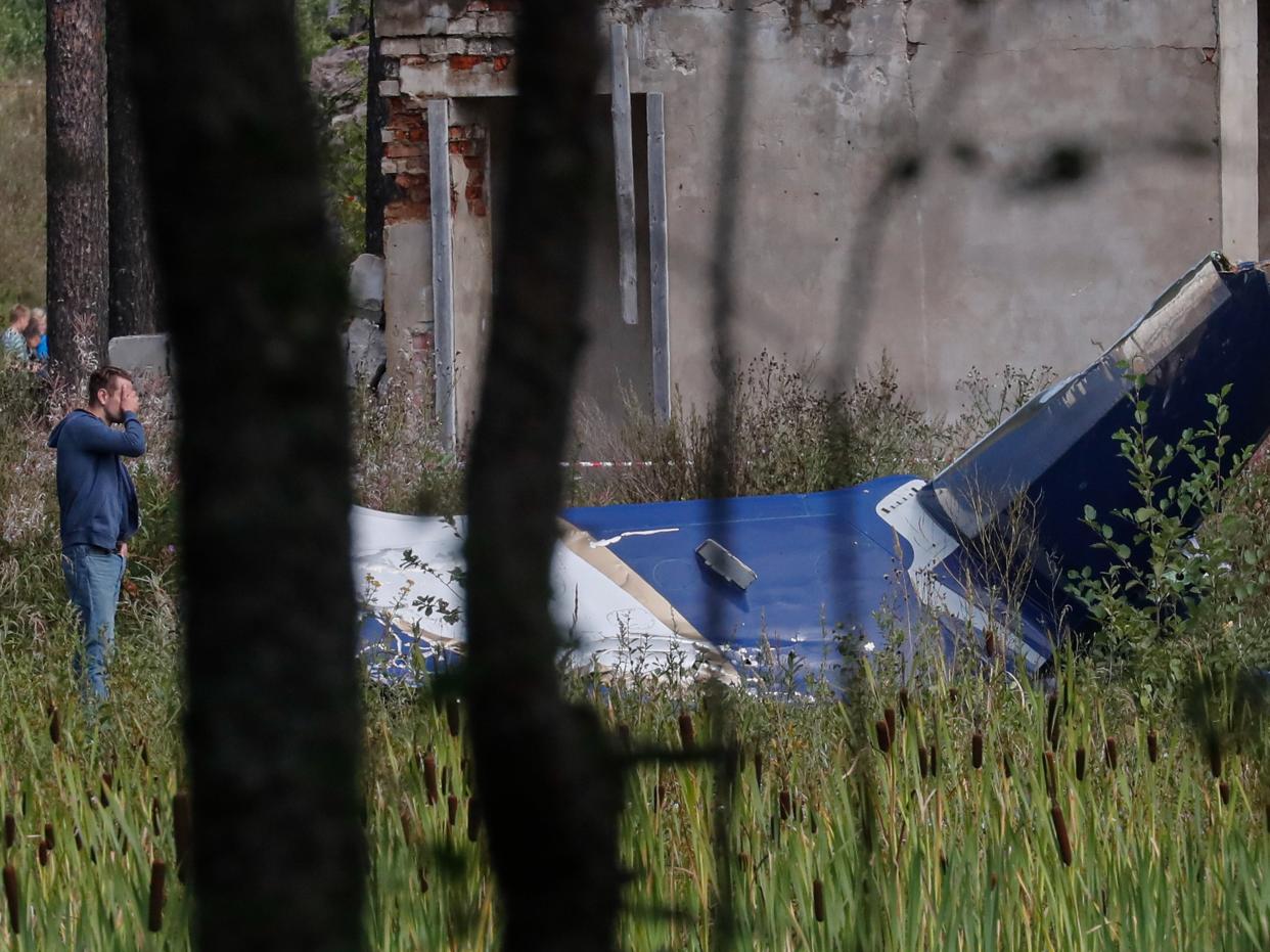 The plane debris (EPA)