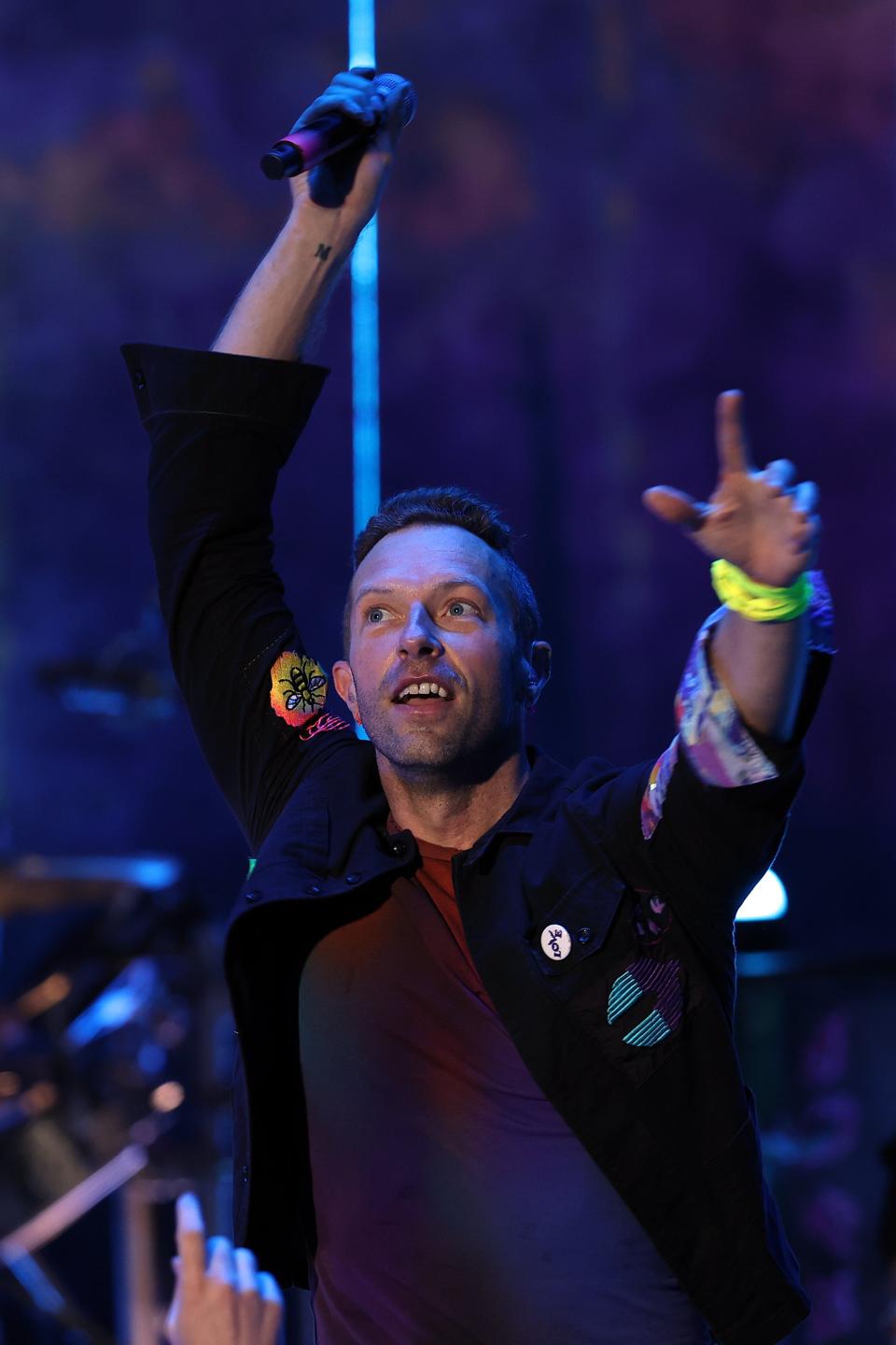 Chris Martin onstage