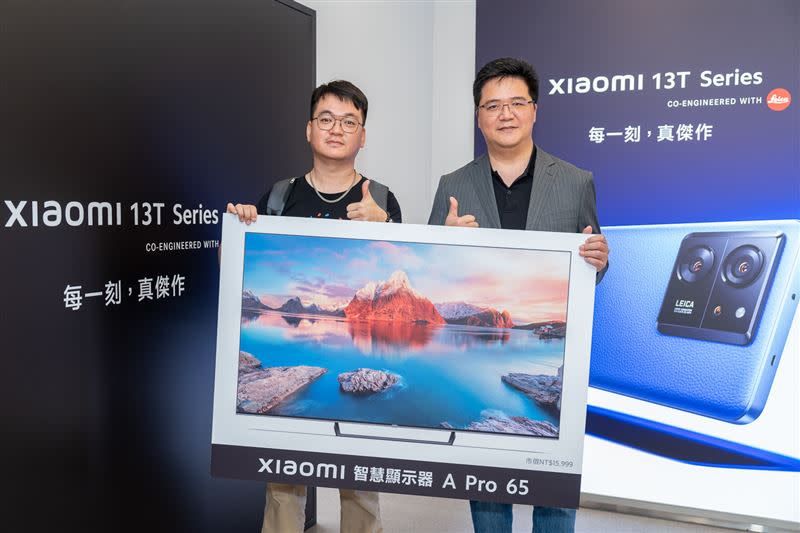 抽到Xiaomi智慧顯示器A Pro 65型的預購用戶顏先生。