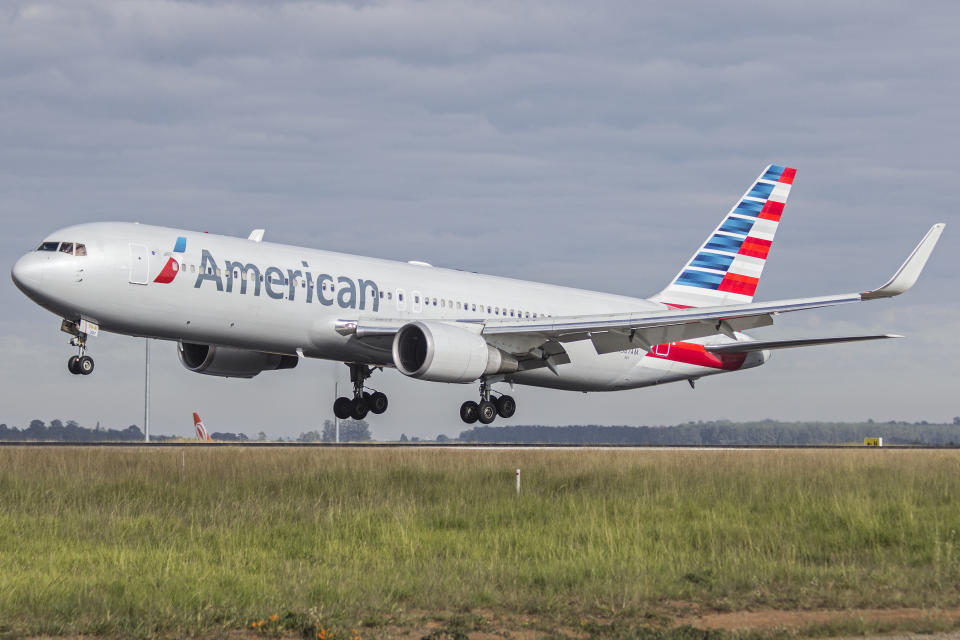 Boeing 767 300 of American Airlines at Viracopos Campinas Airport, Sao Paulo Brazil