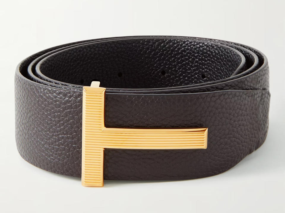 Tom Ford 4cm Reversible Full-Grain Leather Belt