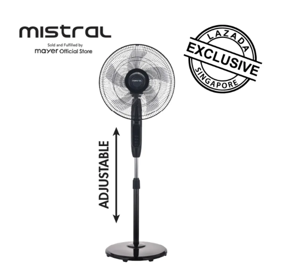 A photo of Mistral 16” Stand Fan MSF1605. (PHOTO: Lazada)
