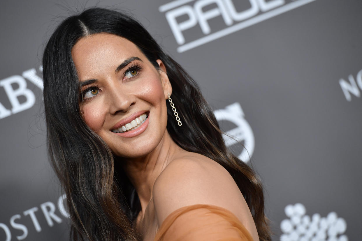 A pilot who froze on meeting his celebrity crush, Olivia Munn, is razed by his wife. (Photo by Axelle/Bauer-Griffin/FilmMagic)