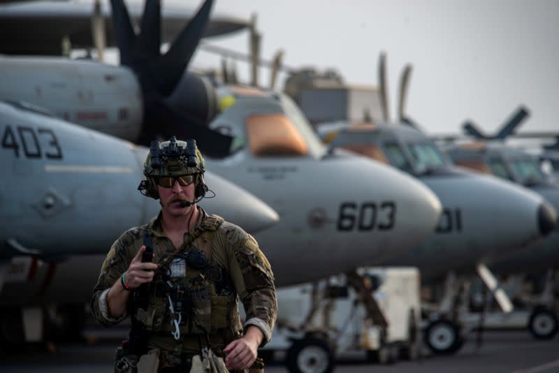 USS Ronald Reagan (CVN 76) Flight Operations, in the Arabian Sea