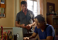 Sylvester Stallone and Sung Kang in Warner Bros. Pictures' "Bullet to the Head" - 2013