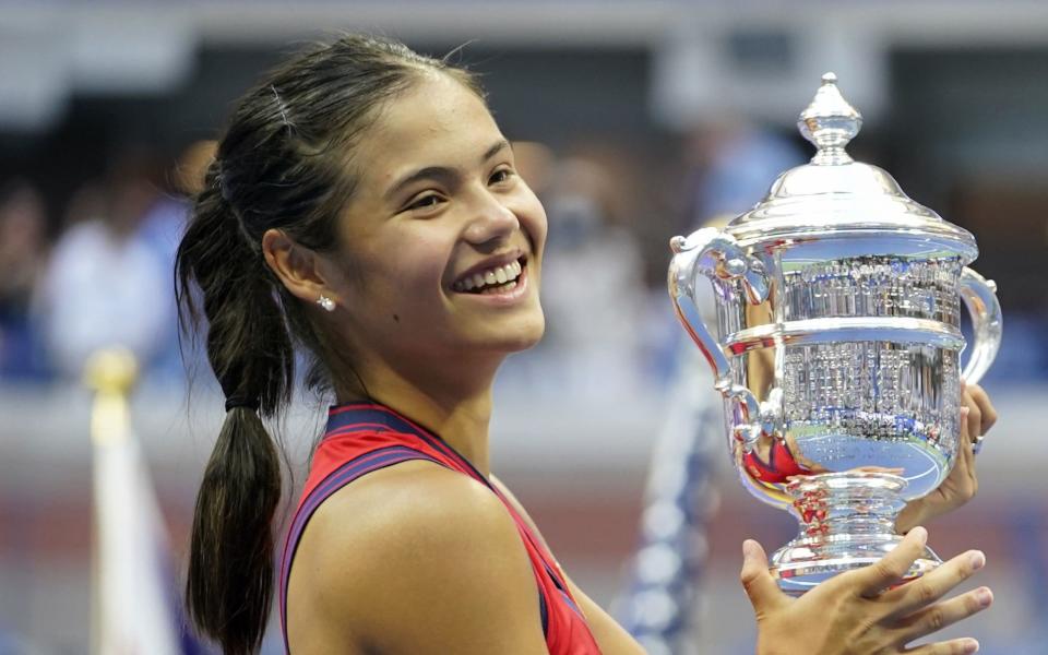 Emma Raducanu sensationally won the US Open earlier in September - Why Emma Raducanu and the great summer of sport will do little to ease Britain's activity crisis - PA