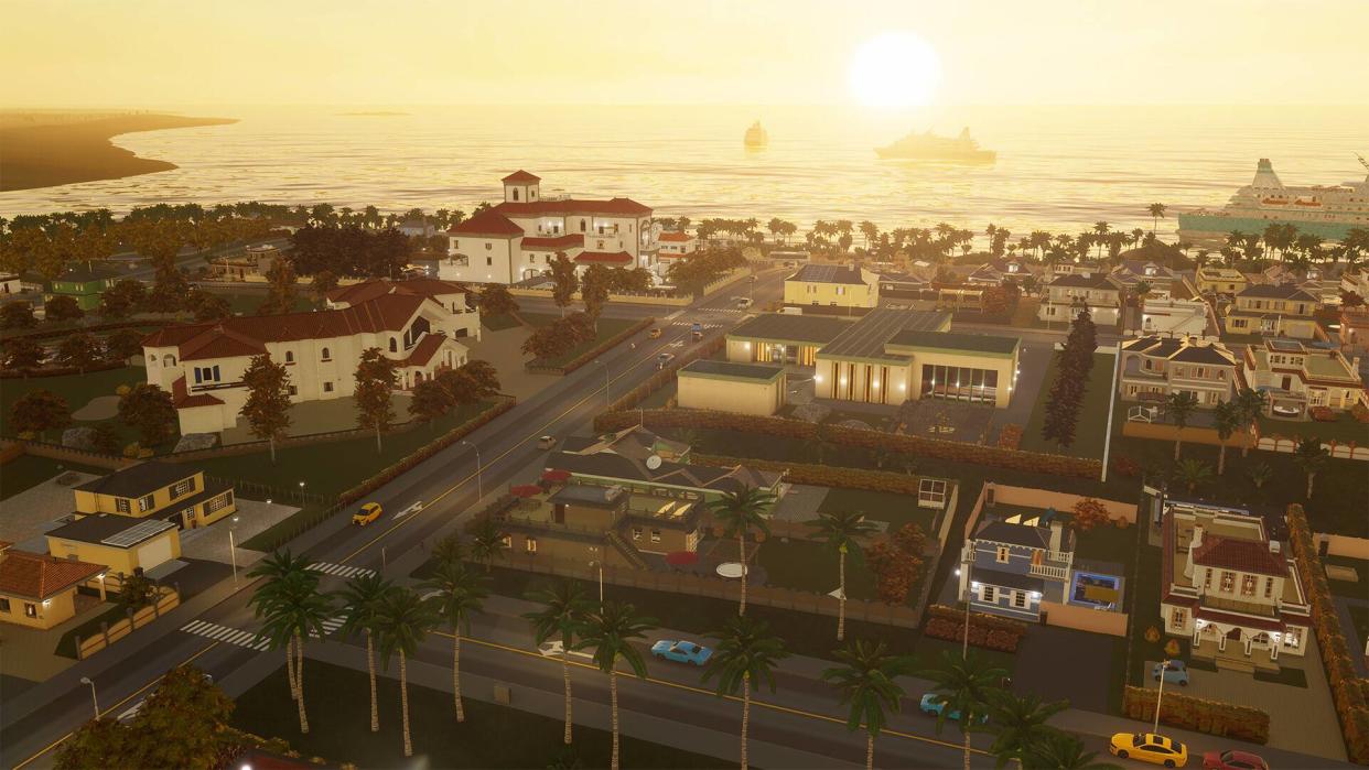  A screenshot showcasing Cities: Skylines 2's Beach Properties DLC. . 