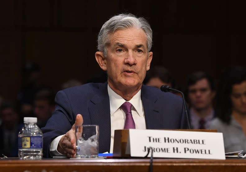 聯準會主席鮑爾（Jerome Powell）。取自維基百科。