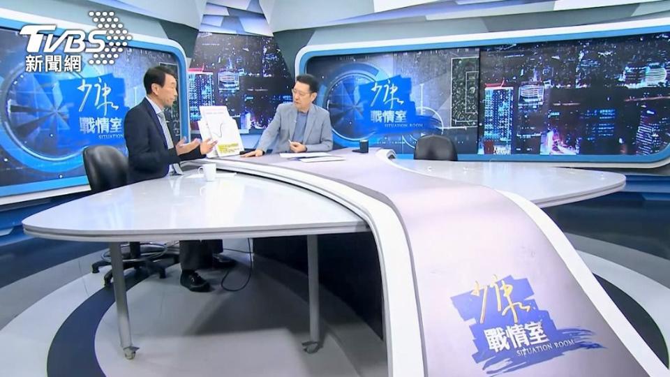 前參謀總長李喜明今（8）日接受TVBS《少康戰情室》專訪。（圖／TVBS）