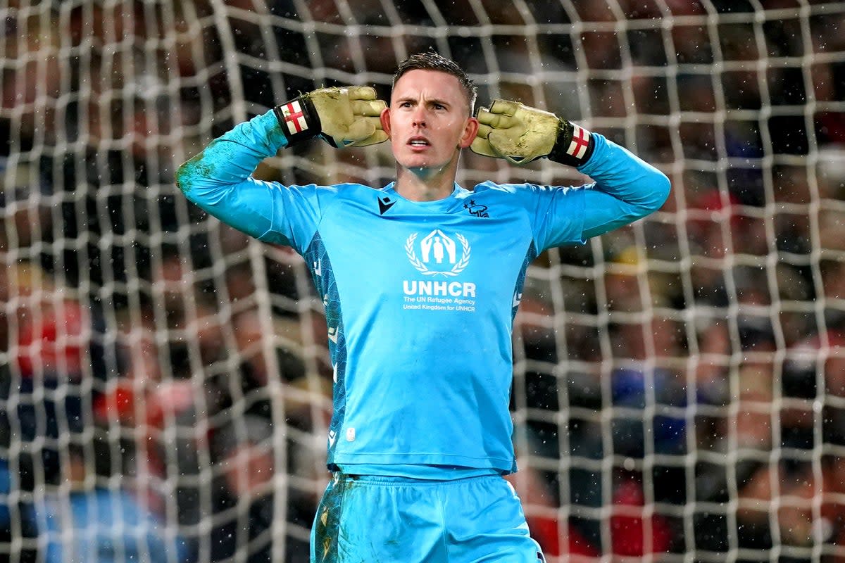 Dean Henderson was Nottingham Forest’s shoot-out hero (Mike Egerton/PA) (PA Wire)