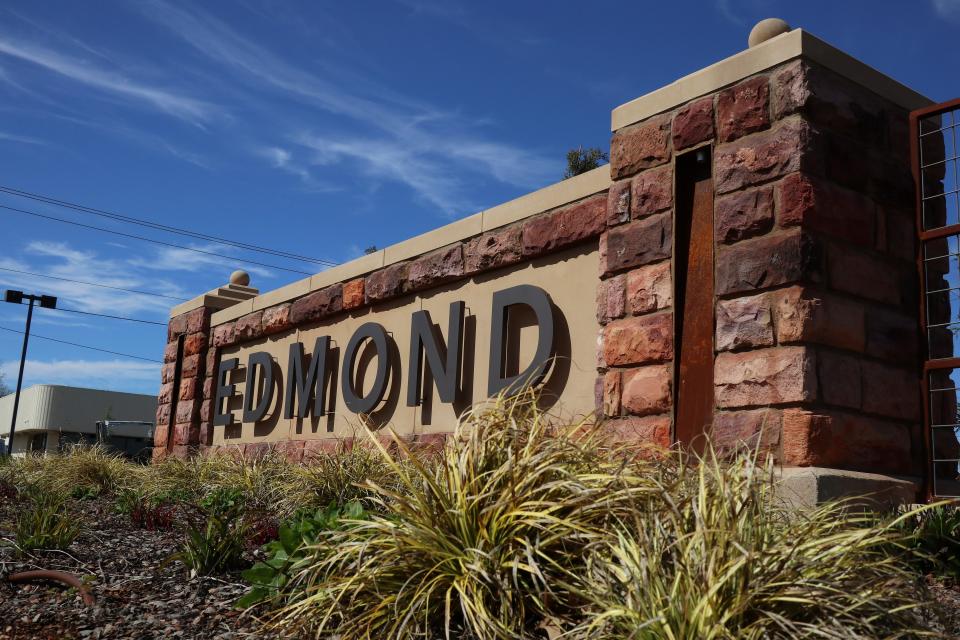 Edmond has built entry signs throughout the city.