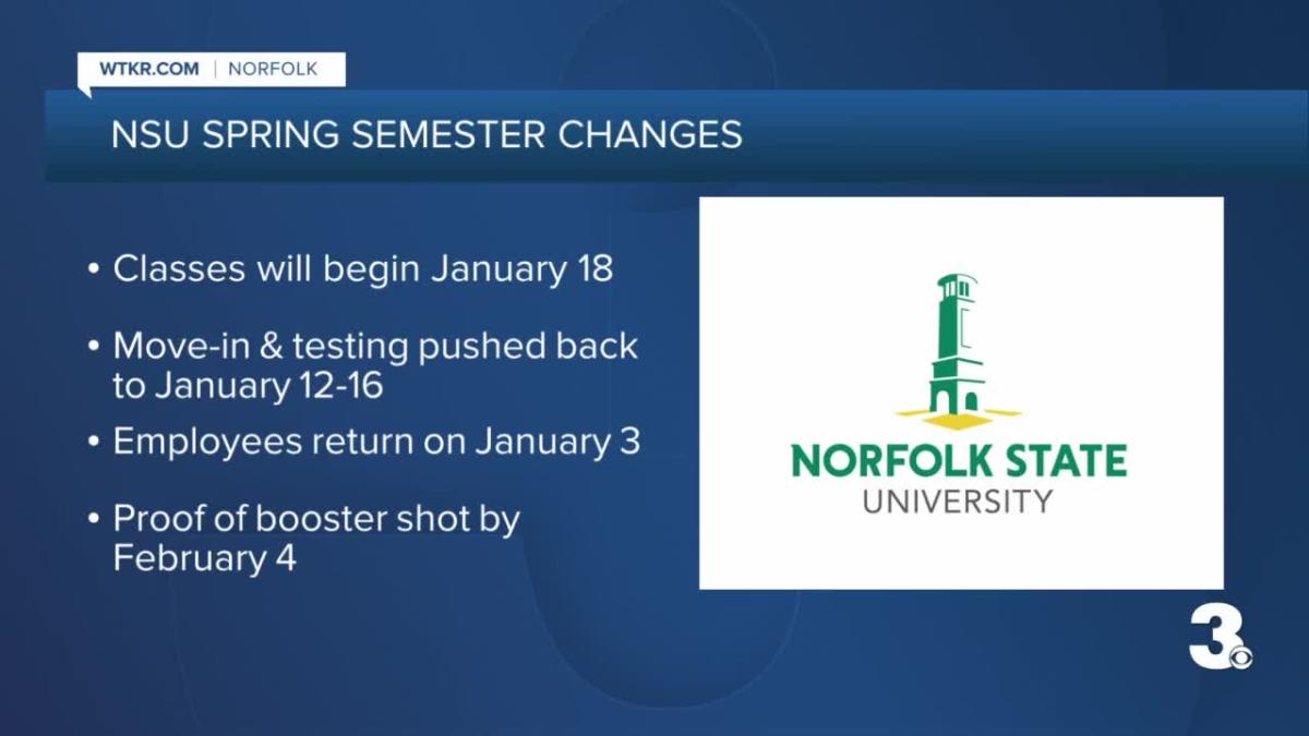 NSU pushes back start of spring semester