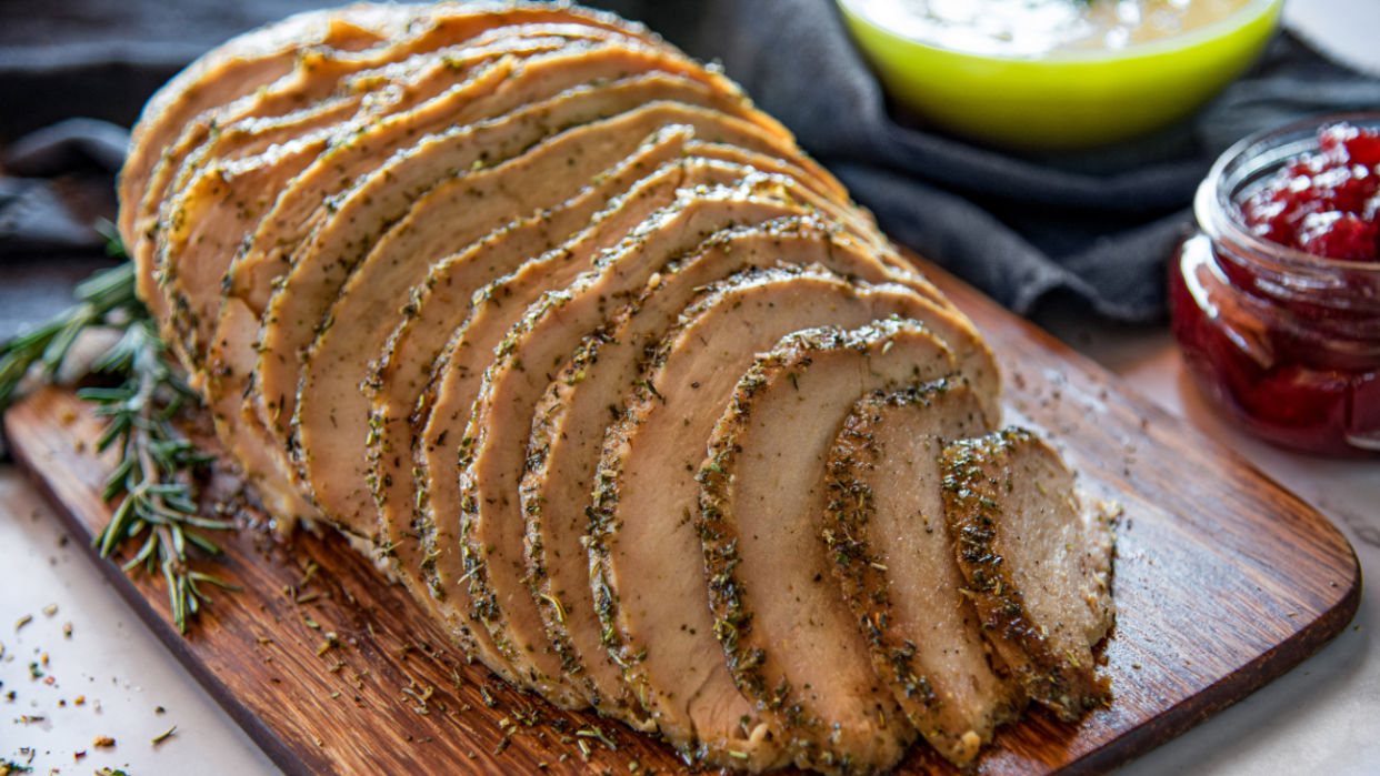 sliced turkey breast