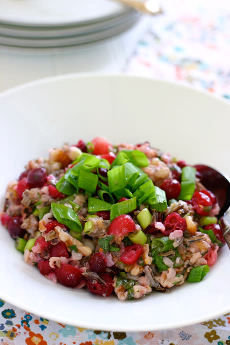 Wild Rice Salad with Cranberries