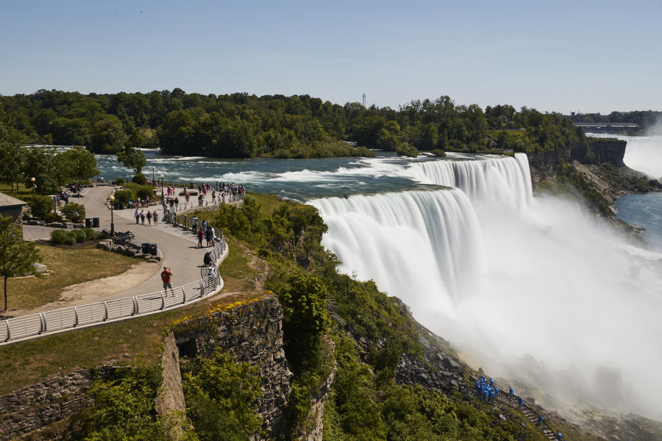 Niagara Falls State Park in Niagara Falls, N.Y., on June 19, 2022. (Mustafa Hussain / Anadolu Agency via Getty Images file)
