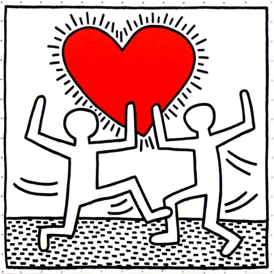 Keith Haring, Untitled, 1982 © Keith Haring Foundation, courtesy of Rubell Museum