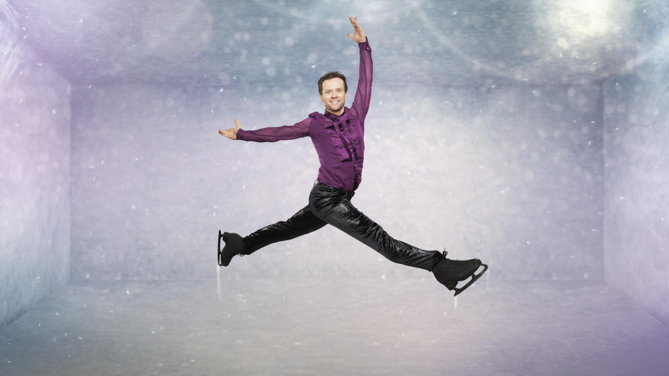 This image and the information contained herein is strictly embargoed until 21.00 Wednesday 4th January 2023

From Lifted Entertainment

Dancing on Ice: SR15 on ITV1 and ITVX

Pictured: Mark Hanretty.

This photograph is (C) ITV Plc and can only be reproduced for editorial purposes directly in connection with the programme or event mentioned above, or ITV plc. This photograph must not be manipulated [excluding basic cropping] in a manner which alters the visual appearance of the person photographed deemed detrimental or inappropriate by ITV plc Picture Desk.  This photograph must not be syndicated to any other company, publication or website, or permanently archived, without the express written permission of ITV Picture Desk. Full Terms and conditions are available on the website www.itv.com/presscentre/itvpictures/terms

For further information please contact:
james.hilder@itv.com