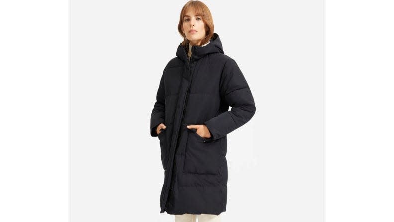 This parka keeps you warm and stylish.