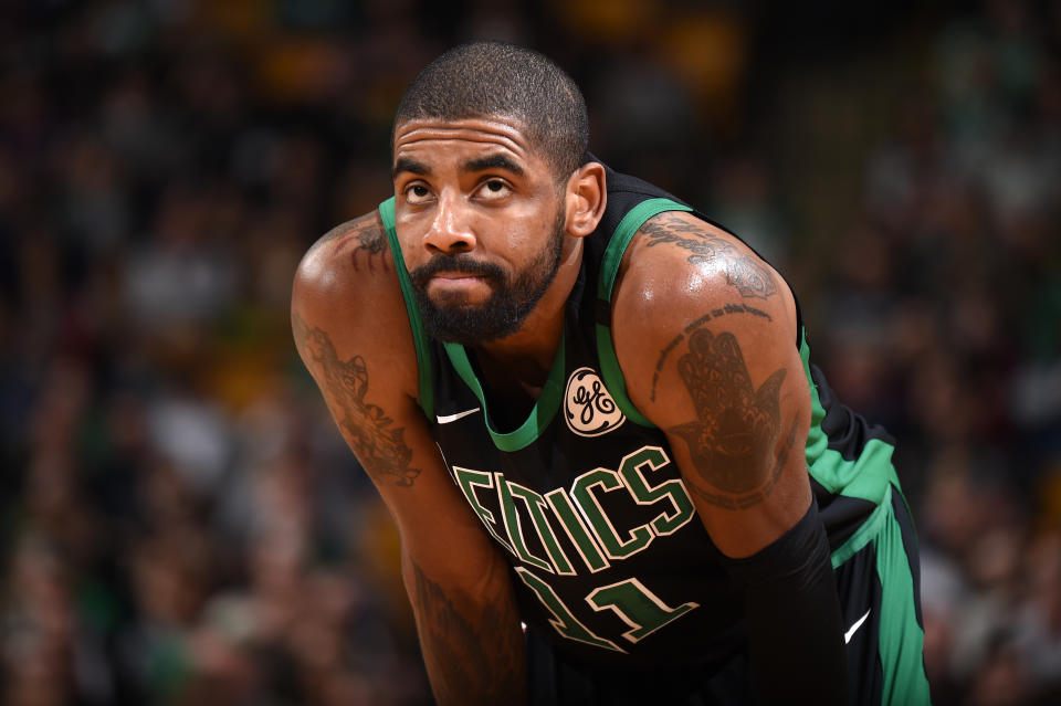 Kyrie Irving is expected to miss four-to-five months. (AP)