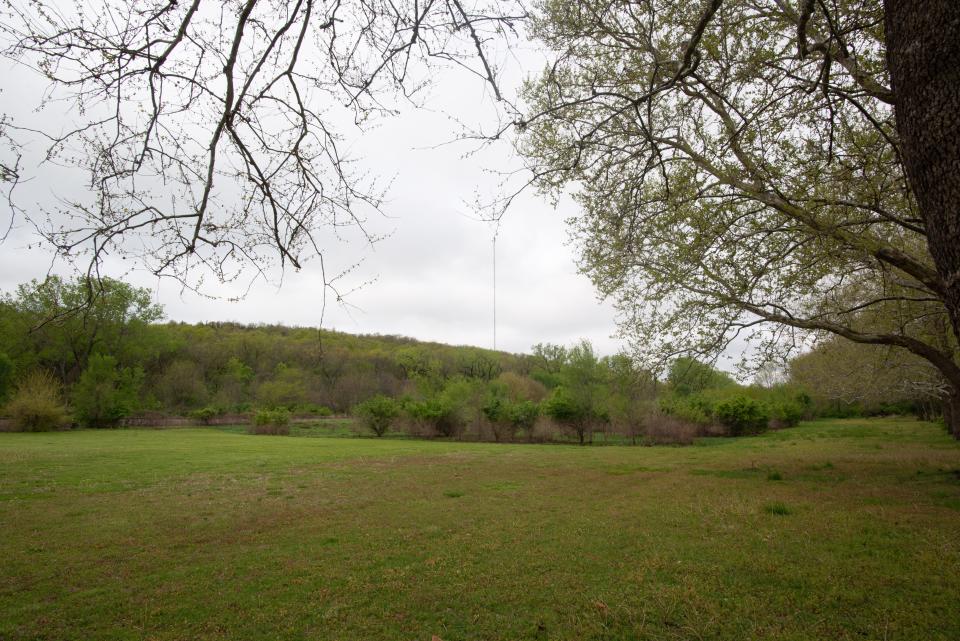 Goals of the Topeka Riverfront Restoration Project include improving the appearance of slightly more than 21 acres in the area of the boat ramp located on the south side of the Kansas River at Topeka's Kaw River State Park, some of which is shown here.