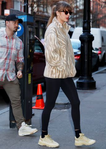 Taylor Swift Bundles Up in Wild Animal Print Jacket on Way to Recording  Studio