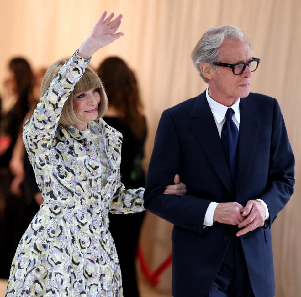 Nighy and Dame Anna on the red carpet (REUTERS)