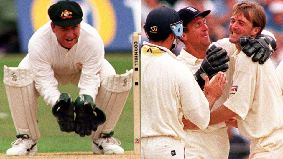 Ian Healy and Phil Tufnell. Image: Getty