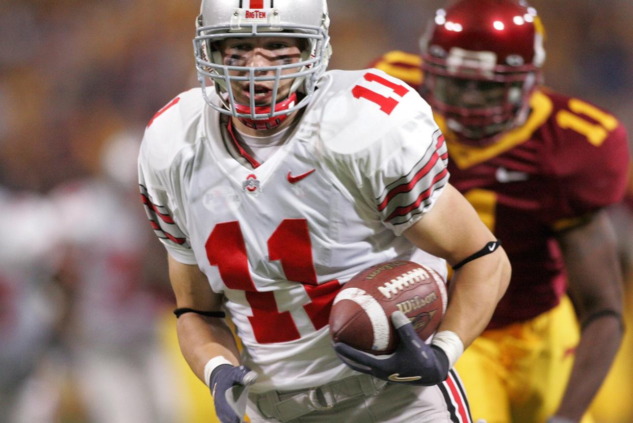 Anthony Gonzalez was a wide receiver on Ohio State football teams in the mid 2000s.