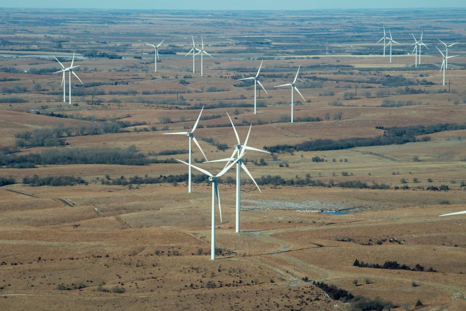 EDP Renewables operates wind turbines on Meridian Way Wind Farm.