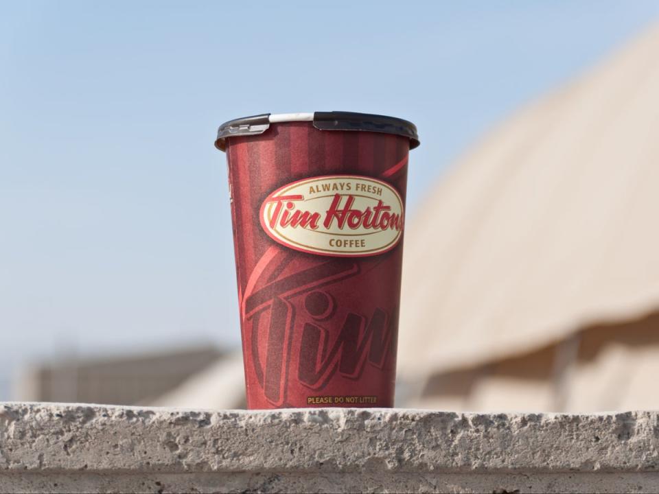 Tim Hortons has opened a store in west London (Getty Images)