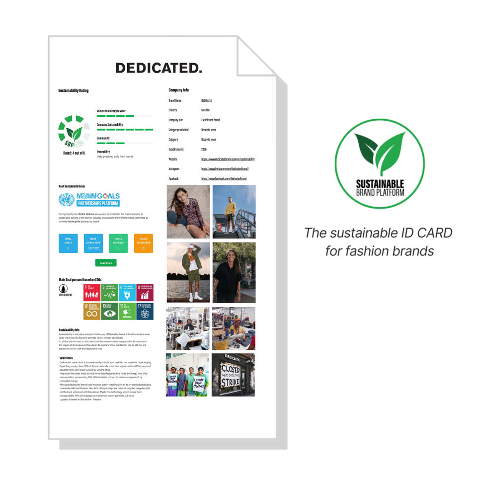 The Sustainable ID Card by SBP. - Credit: Courtesy of Sustainable Brand Platform