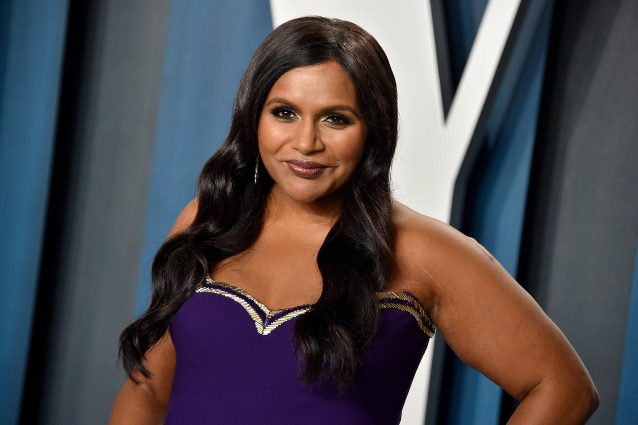 Mindy Kaling at the 2020 Vanity Fair Oscar Party on Feb. 9, 2020, in Beverly Hills. (Photo: Gregg DeGuire via Getty Images)