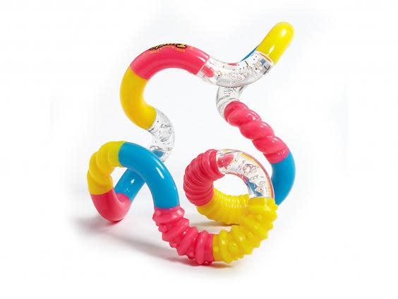 For a hands-on approach, this fun-looking toy is actually a sensory product that will offer a helpful distraction from feelings of worry (Tangle Creations)