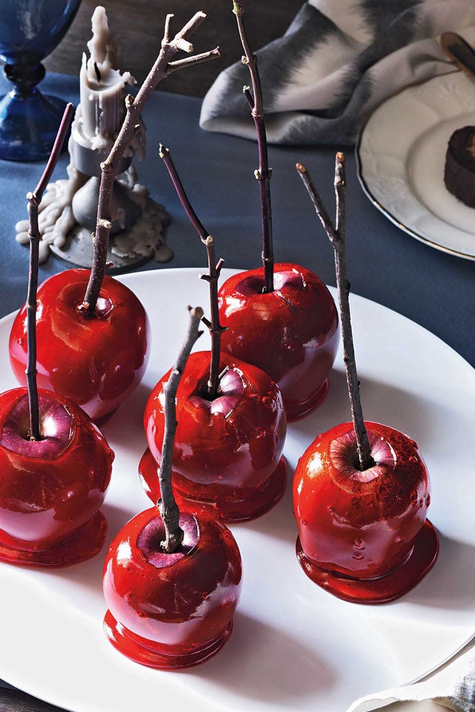 <p>Red syrup and red cinnamon gummies are the most important ingredients for these candy-coated Red Delicious apples.</p><p><em><strong><a href="https://www.womansday.com/food-recipes/food-drinks/recipes/a11353/candy-apples-recipe-122751/" rel="nofollow noopener" target="_blank" data-ylk="slk:Get the Candy-Covered Apples recipe.;elm:context_link;itc:0;sec:content-canvas" class="link ">Get the Candy-Covered Apples recipe.</a></strong></em></p>