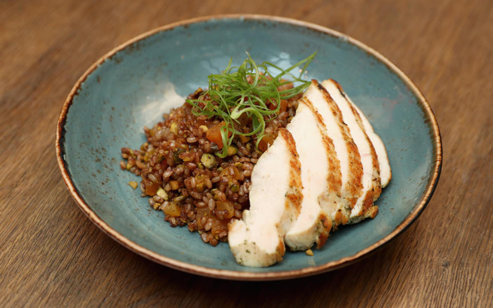 <p>Russell Hobbs</p><p>Serve this delicious brown rice and quinoa with apricots and pistachios as a side dish to a Mediterranean meal, pour over salad greens, or add tofu or chicken.</p><p><strong>Get the recipe: <a href="https://parade.com/724488/solanahawkenson/kate-beckinsales-brown-rice-quinoa-with-apricots-pistachios/" rel="nofollow noopener" target="_blank" data-ylk="slk:Brown Rice and Quinoa with Apricots and Pistachios;elm:context_link;itc:0;sec:content-canvas" class="link ">Brown Rice and Quinoa with Apricots and Pistachios</a></strong></p>