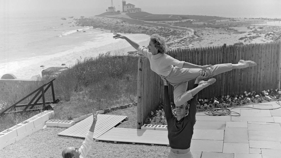 rebekah harkness and her harkness ballet at her estate in watch hill, ri, 1964 photo by jack mitchellgetty images