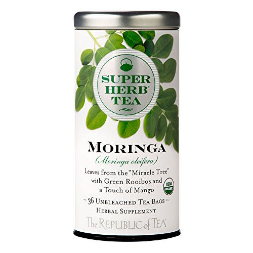 The Republic Of Tea Organic Moringa Superherb Herbal Tea, 36 Tea Bags, Caffeine-Free, Non-Gmo Verified (Amazon) (Amazon / Amazon)