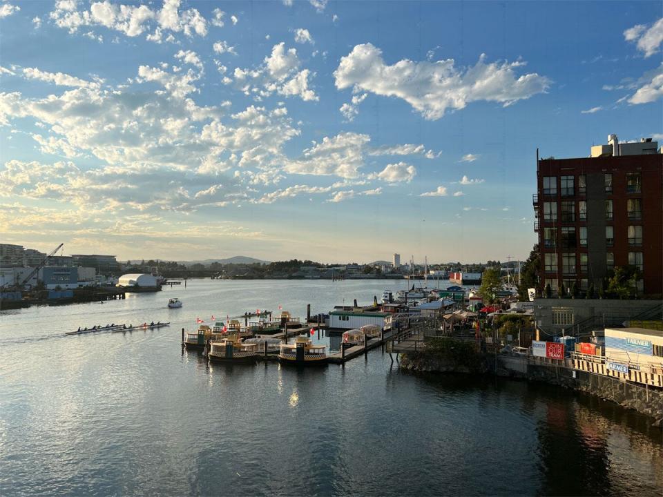 victoria canada view of the harbour