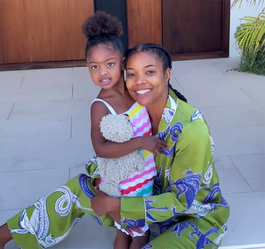 Gabrielle Union and Kaavia James